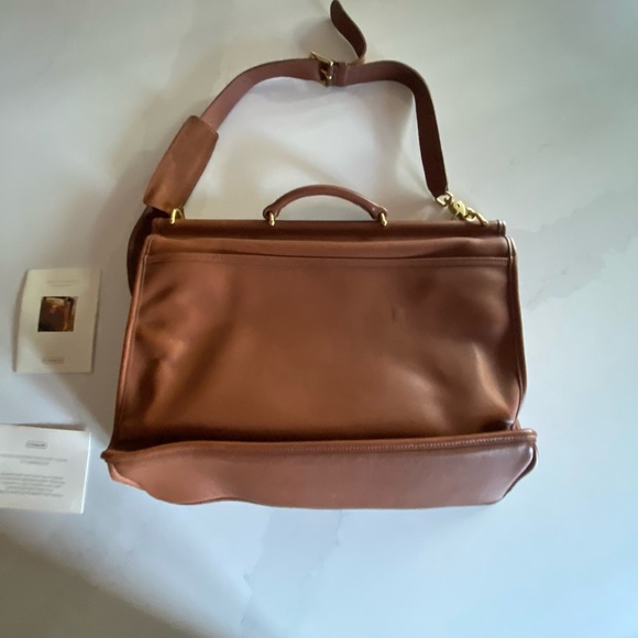 VTG Coach Beckmann Leather messenger briefcase bag - Picture 2 of 8